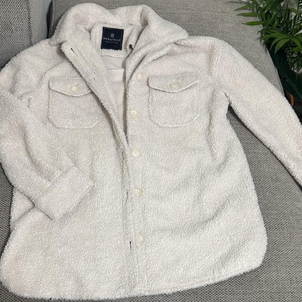 Bagatelle Cream Sherpa Jacket